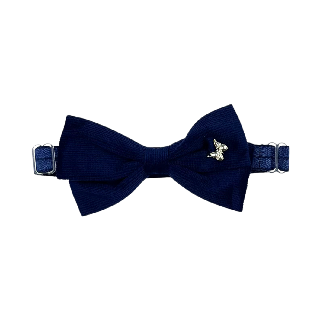 Velvet Baby Band - Navy