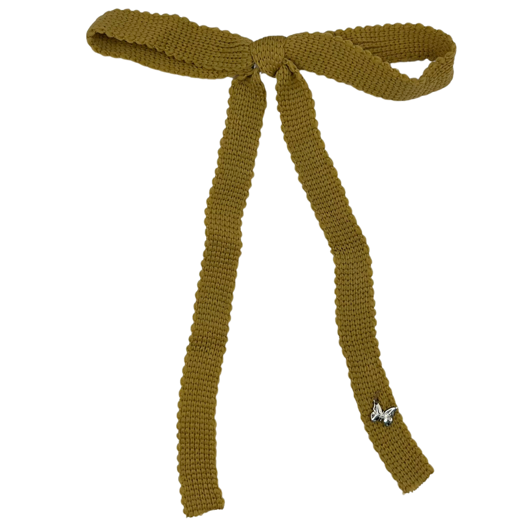 Cable Ribbon Large Clip - Cinnamon