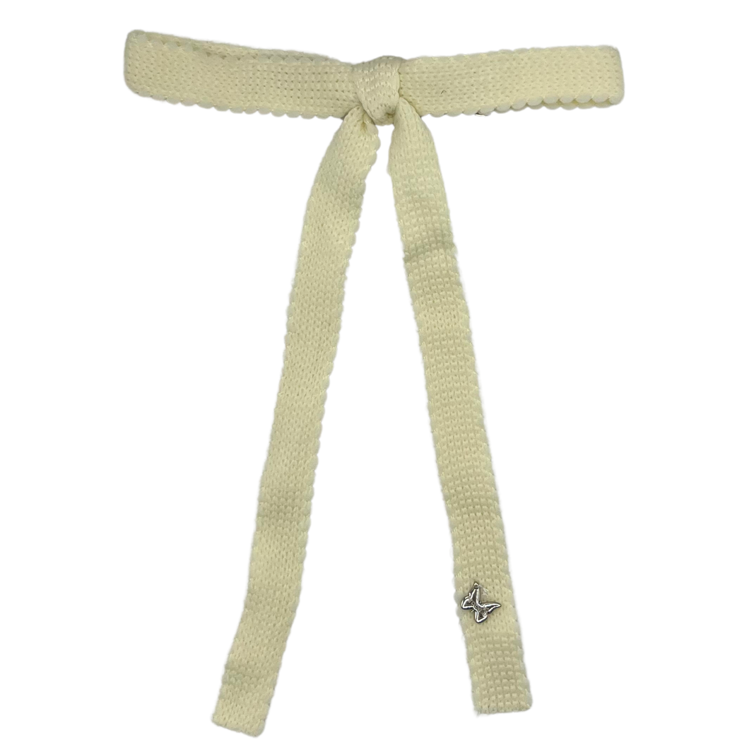 Cable Ribbon Large Clip -Cream